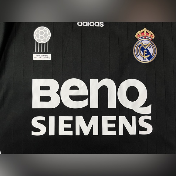 Ronaldo #9 Real Madrid Black UCL M-XL Soccer Jersey Retro - Picture 6 of 6